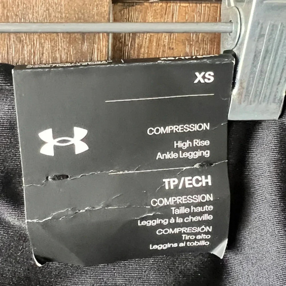 Under Armour HeatGear® No-Slip Waistband Ankle Leggings Size XS NWT - Picture 9 of 9